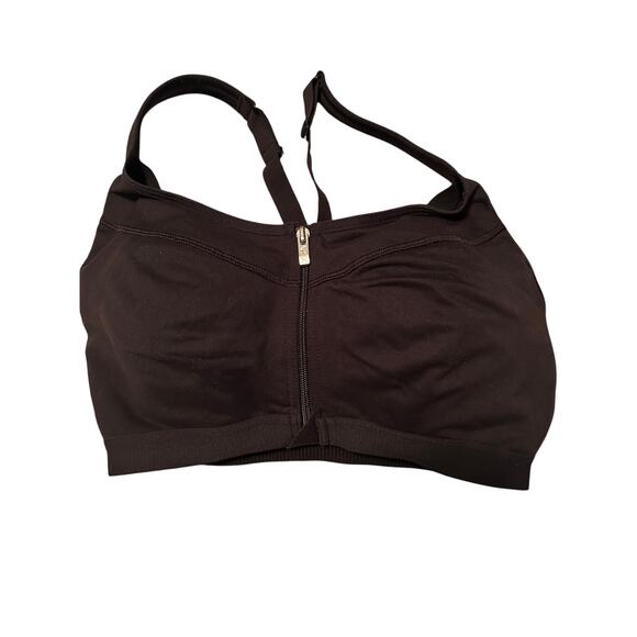 Victoria's Secret Other - GUC Victorias Secret VSX Sport Black Bra Front Zipper Adjustable Straps Size 34D